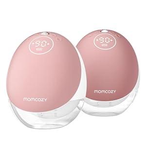 Momcozy Breast Pump Hospital-Grade, Hands Free Breast Pump App with Leak-Proof DoubleFit Flange, Personalized Multi-Modes & 15 Levels, 2 Count Momcozy Breast Pump Hospital-Grade, Hands Free Breast Pump App with Leak-Proof DoubleFit Flange, Personalized Multi-Modes & 15 Levels, 2 Count