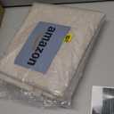 LAMIT Natural Ivory Linen Semi Sheer Curtains 84 inch Length, Cream Light Filtering Soft Thick Neutral Living Room Drapes with Bronze Grommet for Bedroom/Farmhouse, 2 Panels, 52 x 84 Inch