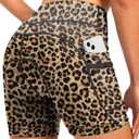 Women's 4D Padded Bike Shorts 5"/7" Riding Underwear Cycling Bicycle Road Biking Cycle Shorts for Women Zipper Pockets L
