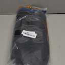 MAGZO Door Draft Stopper 30 Inches, Weighted Triangular Door Snake for Winter Noise Blocker with Hook Loops,Black