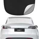 ZATOOTO Rear Windshield Sunshade for 2019-2024 Tesla Model Y Rear Windshield Sunshield Double Layer Design for Sunshade and Privacy Offer Great Visibility Sun Blocker Back Window Sun Shade for Model Y