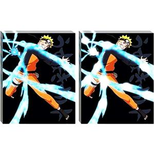 JUST FUNKY Naruto Shippuden Rasengan 20"x16" Light-Up Canvas Wall Art