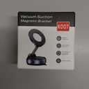 Galundge Vacuum Suction Magnetic Phone Holder, 2025 Upgraded Foldable Retractable Suction Cup Car Phone Mount for Magsafe, 360 Adjustable Magnetic Phone Stand for Cars/Gyms/Mirrors/Smooth Surface