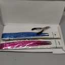 Andou | 14 Colors | Up To 6800 Strands | Heat Resistant Hair Tinsel Kit For Girls, Women & Kids | 48 Inch | One Wooden Threader & Crochet | One Plier | Two Hair Clips | Two Hundred Beads