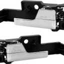 Upgraded Metal Interior Door Handles (Pair)  Compatible with 2006-2012 Ford Fusion, 2006-2011 Mercury Milan, 2006 Lincoln Zephyr, 2007-2012 Lincoln MKZ  Replaces 6E5Z-5422600-AA, 6E5Z-5422601-A (Front Left&Right Door Handle)