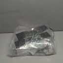 Fuovt 52pcs Black &  Big Christmas Balls - Shatterproof Plastic Decorative Baubles for Xmas Tree Decor Holiday, Wedding, Party Decoration (Black & Silver)