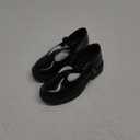 DREAM PAIRS Girls Mary Jane Dress Shoes Chunky Platform School Uniform Shoes T-Strap Oxfords Loafers Star Flats US 2
