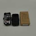 Hrensaw Small Weatherproof Electrical Connection Box(Inner 5.5 x 3 x 2.2inch),Outdoor Electrical Box,Waterproof Extension Cord Covers for Plug, Extension Cables, Holiday Lights,Black