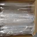 Nuogo 12 Pcs Plastic Clear Cylinder Vase for Home 12 Inch Acrylic Flower Clear Vase Centerpiece for Centerpieces Wedding Party Decorations