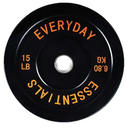 Fitvids 2-Inch Olympic Bumper Plates, Perfect Weight Plates for Weightlifting and Strength Training, 15 LB