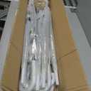 Aliceset 12 Pack Clear Wedding Bubble Umbrellas Bulk 46 Large Canopy Love Is in The Air Transparent Stick Umbrella with Tags and Rope Rain Windproof J Hook Handle Auto Open for Wedding Prom Outdoor