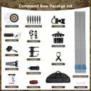 Compound Bows Draw Weight 30-70lbs Ready to Shoot, Bow and Arrow Set for Adults, Archery Set Come with All The Accessories