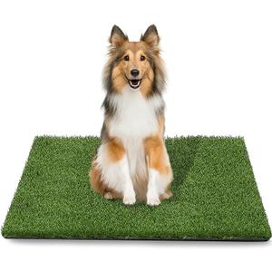 43.5 x 29.8 inches Fake Grass Pee for Dogs Artificial Grass Rug Pad for Puppy Potty Washable Grass Mat for Pet Training with Drainage Hole and Easy to Clean