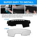 Autorder Dashboard Cover Mat for 2000-2006 Toyota Camry Accessories Dash Cover Upgrade Velvet Dash Mat Sunshade Glare UV Rays Protector