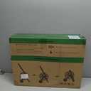 Garden Hose Reel Cart, Holds 75-150 Feet of 5/8-Inch Hose, Portable Hose Reel Cart With Wheels,Adjustable Handrail, Quick Hose Connector (Original, Black)