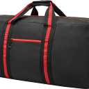KUI WAN 100L Large Duffle Bag for Travel 31.1 Diffle Bag - Overnight Weekender Camping, Storage for Men Women, Red