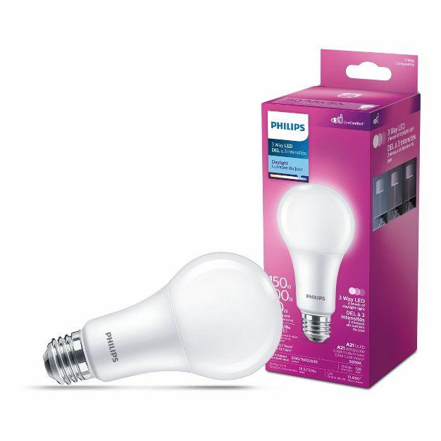 Philips LED 150W/100W/50W 3-Way Daylight T20 Light Bulb