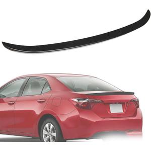 Rear Spoiler Wing for Toyota Corolla Sedan 2014-2019 Glossy Black Auto Exterior ABS Tail Trunk Lip Spoiler Wing Aerodynamic Styling