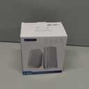 LENRUE Computer Speakers, USB/USB-C Powered PC Speakers with Loud Stereo Sound, Headphone-in for Desktop, Laptop, Monitor (1059White)