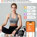 Smart Watches for Women, 1.27" TFT Touchscreen Smartwatch Answer/Make Call, Activity Fitness Trackers with 120+ Sports/HR/Sleep/SpO2 Monitor, IP68 Waterproof for Android iOS (Silver)