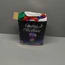 7FT Christmas Inflatable Hot Air Balloon Santa Decoration,Blow Up Outdoor Holiday Decor with Santa,Polar Bear and Penguin Figures,Built-in LED Lights Decoration for Xmas Party,Garden,Lawn,New Year