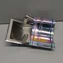 Polished Chrome Recessed Toilet Paper Holder, Bathroom Wall Mount Recessed Pivoting Toilet Tissue Roll Paper Holder Include Rear Mounting Bracket