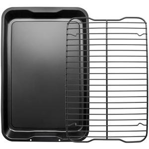 Foodi Non-Stick Bakeware Set, Repalcement for Ninja Foodi NeverStick Cookware with 15'' x 10'' Baking Sheet & Cooling Rack, Food Grade - No PFOA, Oven Safe up to 500⁰F, Dishwasher Safe