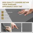 MYLIFESION Couch Cushion Support for Sagging Seat, 24x24x2 inches High-Density Foam Sofa Cushions Support, Under Cushion Sag Repair, Grey Set of 1