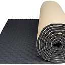 uxcell Car Studio Sound Acoustic Absorption Heatproof Wave Foam Deadener Mat 118.1"x39.4" 32.3sqft