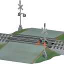Lionel O Gauge FasTrack Grade Crossing with Flashers Signal Accessory with Sounds