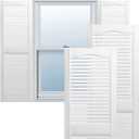 Lifetime LL1S12X02500BW Standard Vinyl Shutters, 12 x 25, Bright White