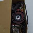 AVID POWER Angle Grinder, 7.5-Amp 4-1/2 inch Electric Grinder Power Tools with Grinding and Cutting Wheels, Flap Disc and Auxiliary Handle for Cutting, Grinding, Polishing and Rust Removal - Red