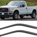 Window Rain Guards Visors for 1999-2016 Ford F250 F350 F450 F550 Super Duty, Window Vent Wind Shades Deflectors Shield for 2000-2016 F650 F750 Standard Cab