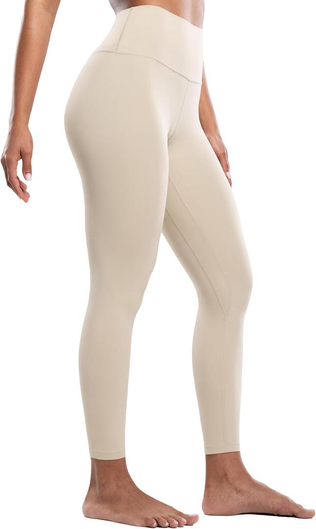 ENERBLOOM Workout Leggings for Women Yoga Pants High Waisted Athletic Tights Silky Feel 28" Gym Activewear Lounge