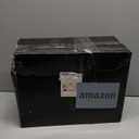 Hioasis 350pcs Clear and Black Plates - Black Party Plates for 50 Guest, Include 100 Heavy-duty Plates(20% Thicker Than Standard), 50 Pre Rolled Gold Plastic Silverware Set, 50 Cups