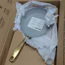 Sanho 8 Inch Nonstick Frying Pan, Diamond-Titanium Ceramic Coating PFAS/PFOA Free, Oven & Dishwasher Safe Skillet, Induction Compatible with Cool Touch PVD Handle