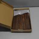 (12 x 7 Inch) Wood Riser Soap Tray, Farmhouse Wood Pedestal Stand for Kitchen Counter Sink, Rustic Wooden Riser Decorative Bathroom Counter Dishes Plant Bottles Candles Display