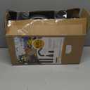 Glosaie Upgraded Universal Gutter Cleaning Tools from The Ground, Leaf Blower Attachment with Adjustable Angle Hook Tube, Compatible with blowers Within 5-inch Diameter, Black