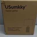 20.5" White Modern Ceramic Bedside Lamp Set of 2 for Bedroom Decor Farmhouse Table Lamp for Living Room Office Dorm