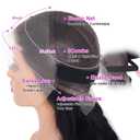 BrittyHair Body Wave Lace Front Wigs Human Hair 13x4 HD Transparent Lace Front Human Hair Wigs for Women 180% Density Black Human Hair Wigs Pre Plucked with Baby Hair Hairline (26inch)