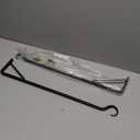 16 inch Plant Hanger, Sturdy Hanging Plant Bracket Outdoor, Hanging Plant Wall Hook Heavy Duty, for Hanging Bird Feeders, Planters, Lanterns, Wind Chimes, Indoor/Outdoor Use, Black, Set of 2