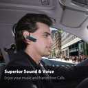 Bluetooth Headset, Wireless Bluetooth Earpiece w/ 18 Hours Playtime and Noise Cancelling Mic,Ultralight Earbud Headphone Hands-Free Calls for iPhone Tablet Samsung Android Cell Phones Truck Driver
