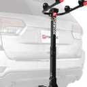 Forwode 2 Bike Hitch Mount Rack, Tiltable Foldable Bicycle Carrier Wobble Free Locking Hitch Quick Release 2-Inch Receiver Black (B-Standard pro Version, 2Bike)