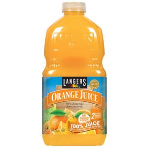 angers 100% Orange Juice, 64 Fl Oz (Pack of 8) EXP 4/17/26