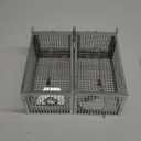 2 Packs Humane Rat Trap Outdoor, Wanqueen Humane Mouse Traps Indoor, Small Rodent Chipmunk Trap and Other Live Animal Cage Catch and Release