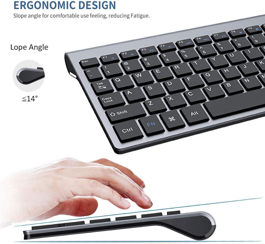 Wireless Keyboard and Mouse Combo