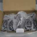 RidRed Office Chair Wheels - Replacement Rubber Wheels - Universal Fit 3 Inch Casters, Heavy-Duty Chair Casters, Noise Free, Fits 98% Chair, for All Floor (5) (Transparent)