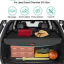 Powerty Cargo Cover for 2022-2026 Jeep Grand Cherokee(2 Row;WL) 4XE Accessories Trunk Cover Retractable Trunk Shielding Shade Cargo Luggage Cover Privacy Screen(Not fit for WK)