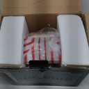 Christmas Village Houses, LED Lighted Popcorn Village with 8 Music, Christmas Popcorn House Figurine Building Home Decor