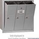 Salsbury Industries 3503ARU Recessed Mounted Vertical Mailbox with 3 Doors and USPS Access, Aluminum